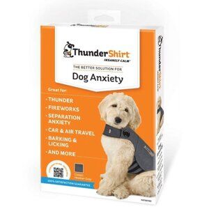 NWT 🐶 Thundershirt Classic Dog Anxiety Jacket - Medium solid gray